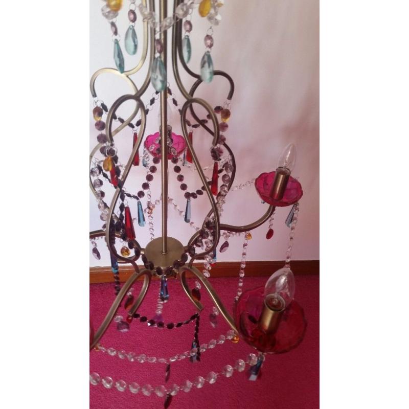 Stunning Multi coloured chandelier