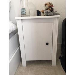 Pair of White Bedside Tables