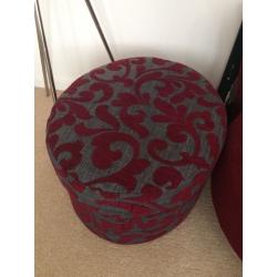 DFS Dark Red Sofa Suite