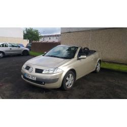 04 Renault Megane 1.6 Coupe convertible. Everything works.