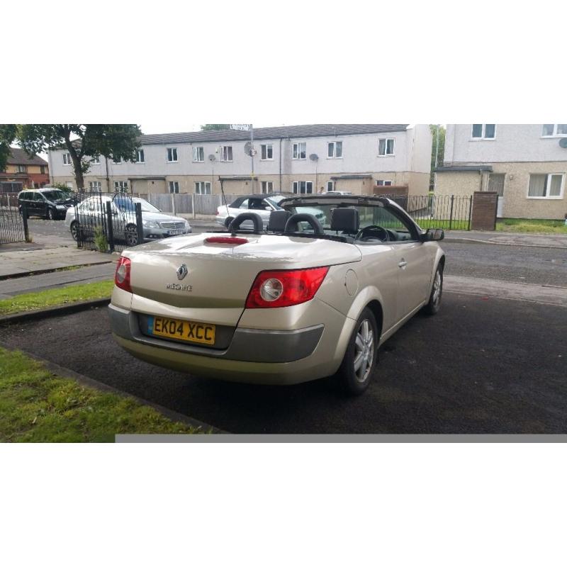 04 Renault Megane 1.6 Coupe convertible. Everything works.