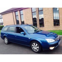 2.2 TDCI ZETEC ESTATE"2006 FORD MONDEO 1 YEAR MOT 6 SPEED (155) BHP PARKING AID