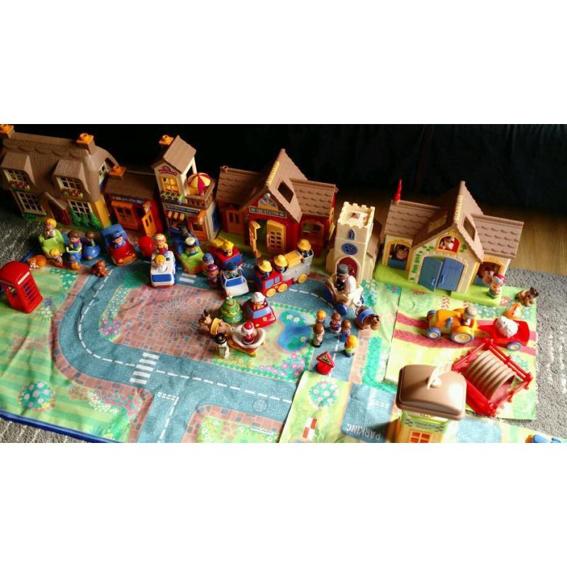 HappyLand Kids Play set - Village and Train Set