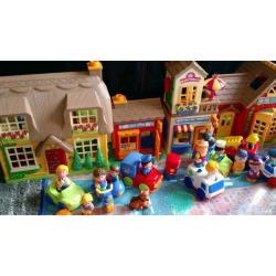 HappyLand Kids Play set - Village and Train Set