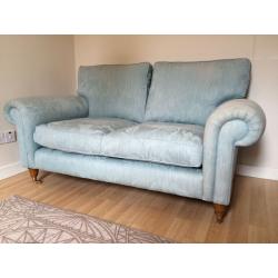 Lovely Duck-Egg Blue Two Seater Sofa