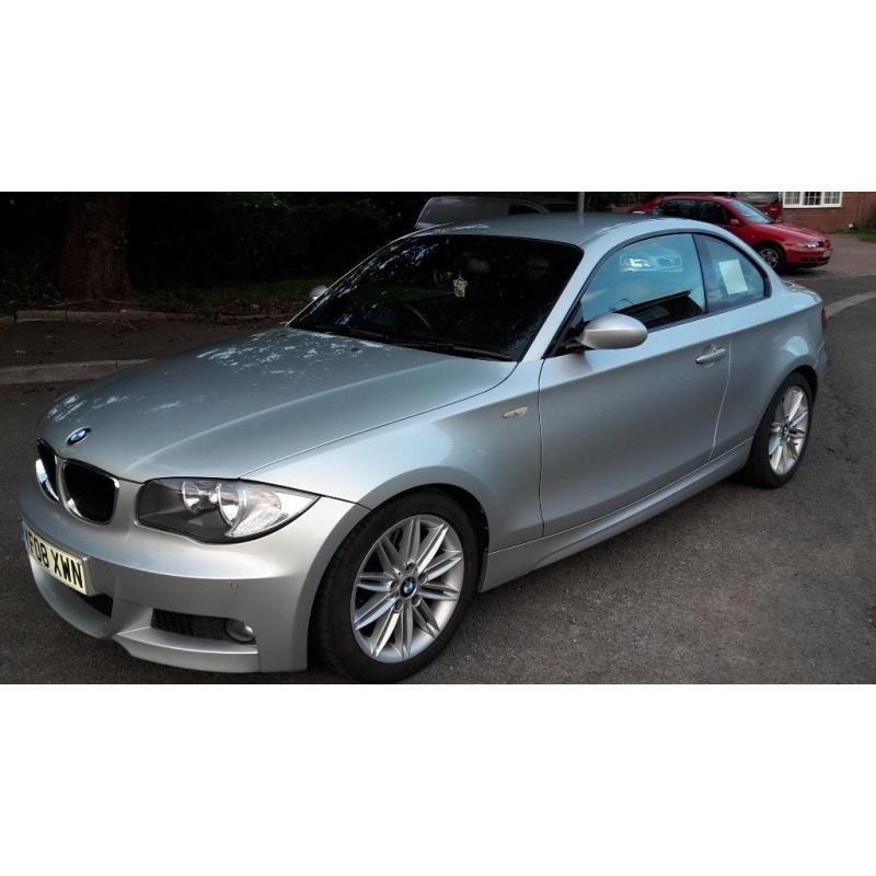 BMW 123D twin turbo 204BHP. FSH BMW & GERMAN CAR SPECIALIST. 1/2 leather seats, mot till may 2017.