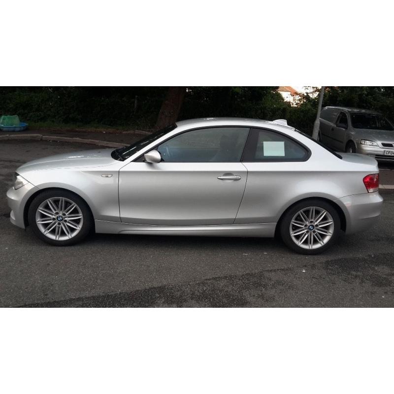 BMW 123D twin turbo 204BHP. FSH BMW & GERMAN CAR SPECIALIST. 1/2 leather seats, mot till may 2017.