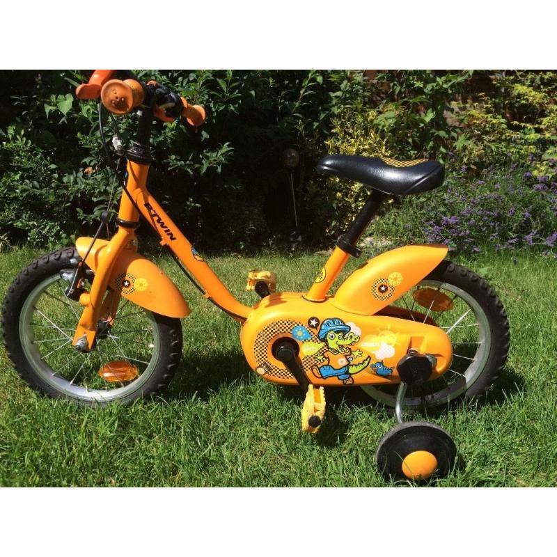 Decathlon BTWIN kids bike 14" - used, excellent condition