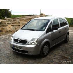 Vauxhall Meriva Life Twinport In Silver, 2005 55 reg With Service History