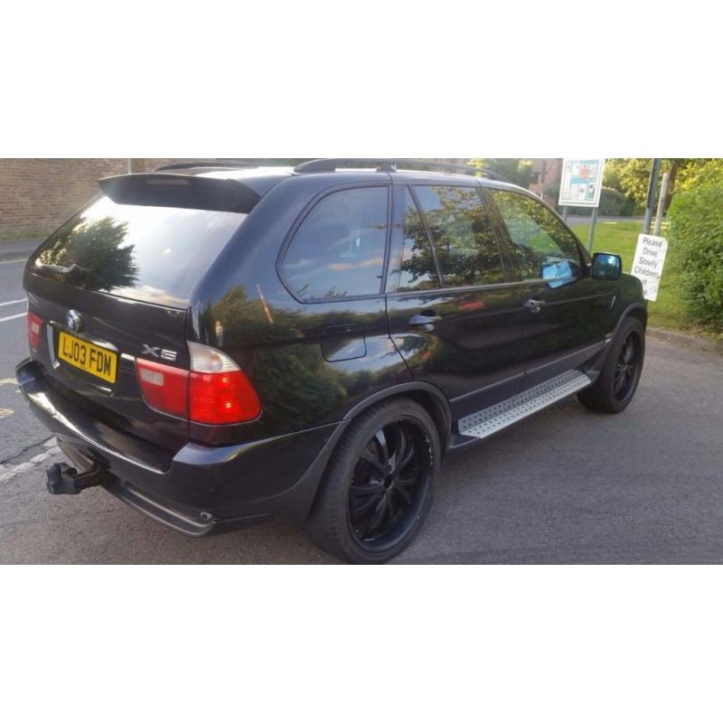 2003 BMW X5 3.0d SPORT Black AUTO 22inch ALLOWWHEELS