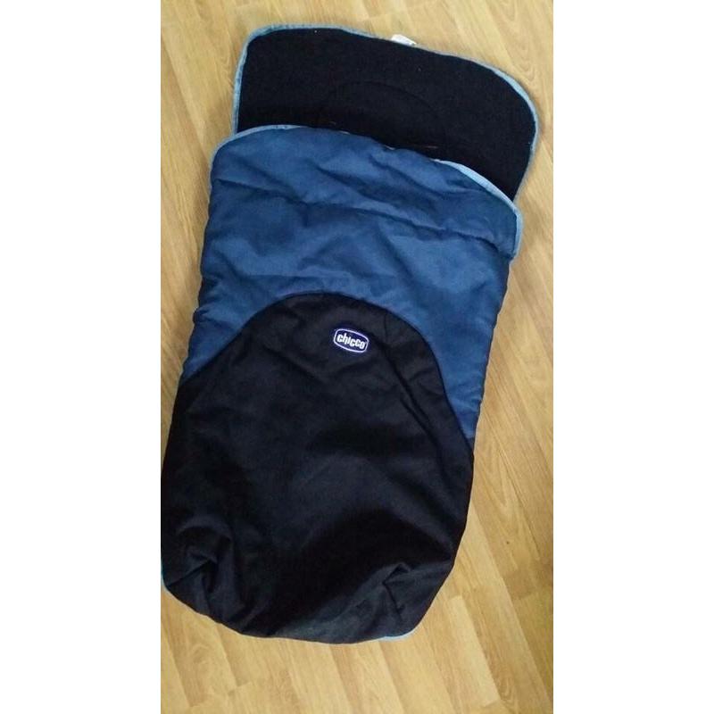 Chicco footmuff and raincover never used