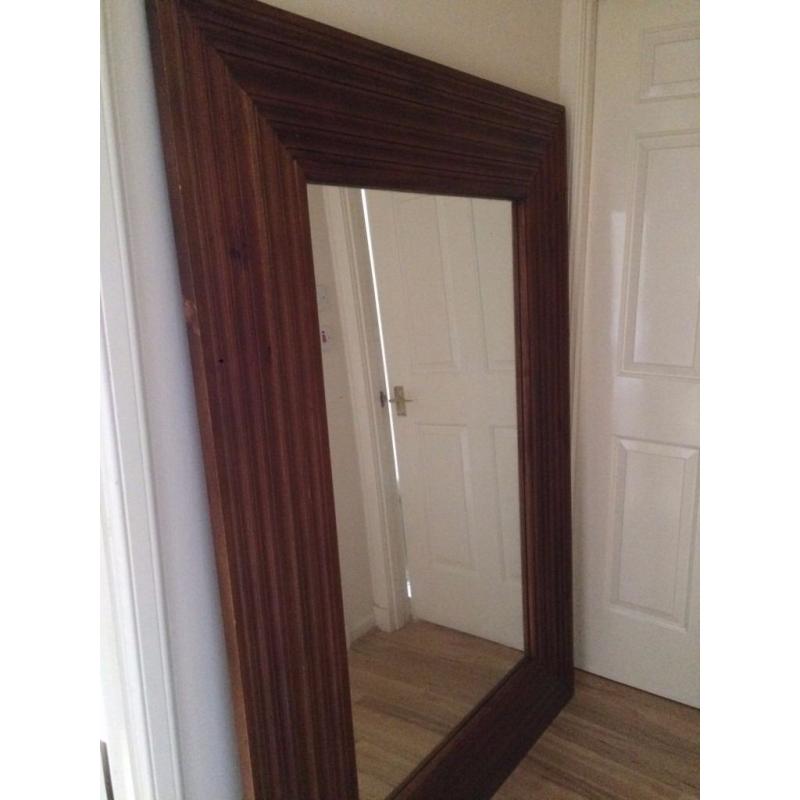 Teak wood wall mirror -Imported from Thailand