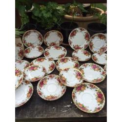 Royal Albert country roses China X 26 items.