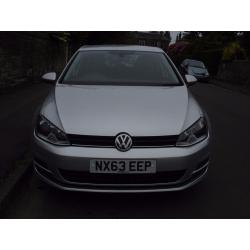 2013 63 Plate Volkswagen Golf 2.0 TDI SE (150 PS) 5dr Bluemotion-Finance Available-23000 Mls-1 Owner