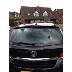 Black Vauxhall Astra Club