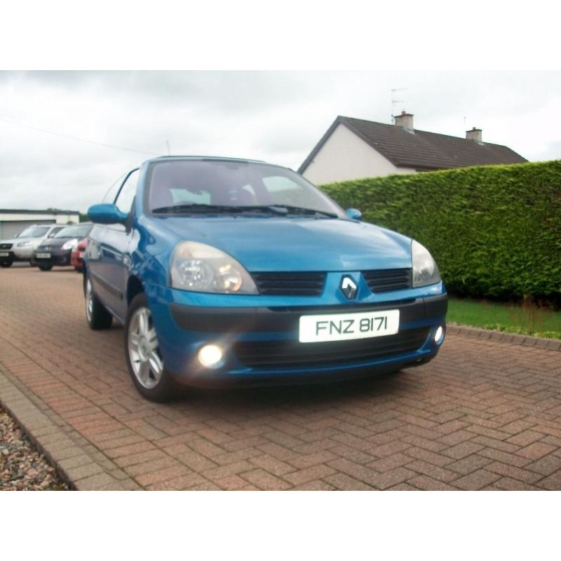 2004 RENAULT CLIO 1.2 DYNAMIQUE 81000 MILES OUTSTANDING CONDITION