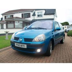 2004 RENAULT CLIO 1.2 DYNAMIQUE 81000 MILES OUTSTANDING CONDITION