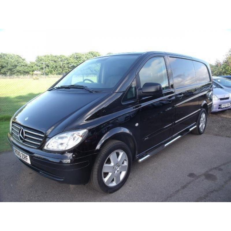 MERCEDES VITO 115 CDI LONG SWB, Black, Manual, Diesel, 2010