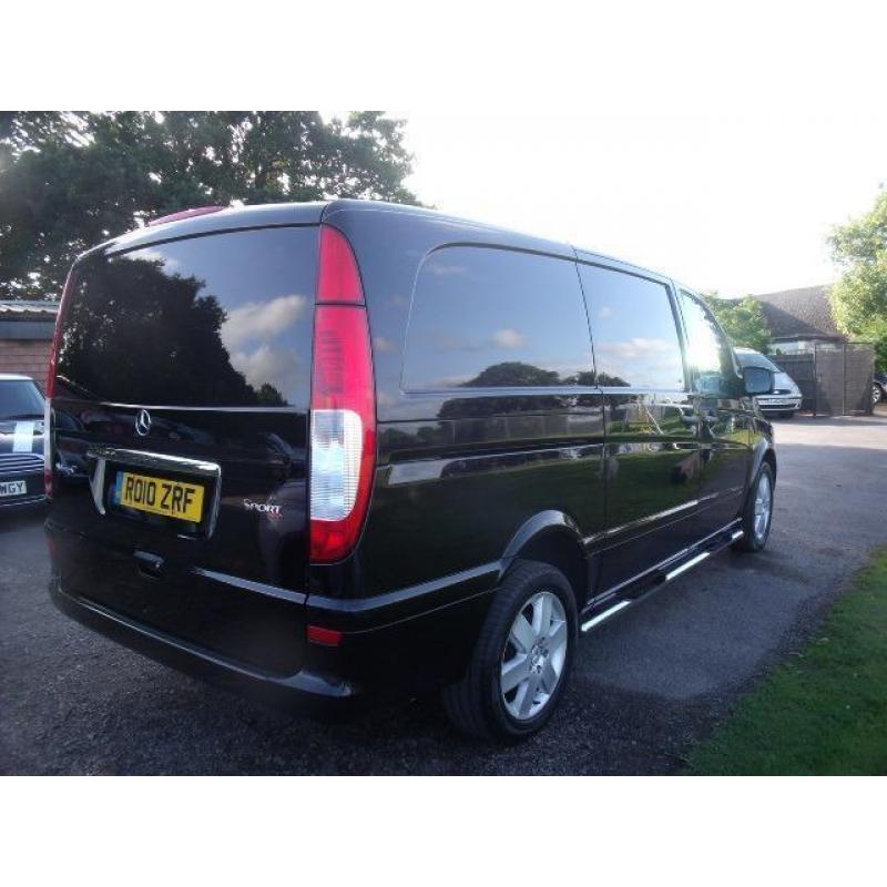 MERCEDES VITO 115 CDI LONG SWB, Black, Manual, Diesel, 2010