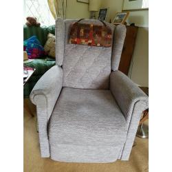 Reclining uprising chair