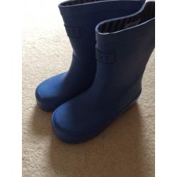 Boys Blue Wellies - size 7