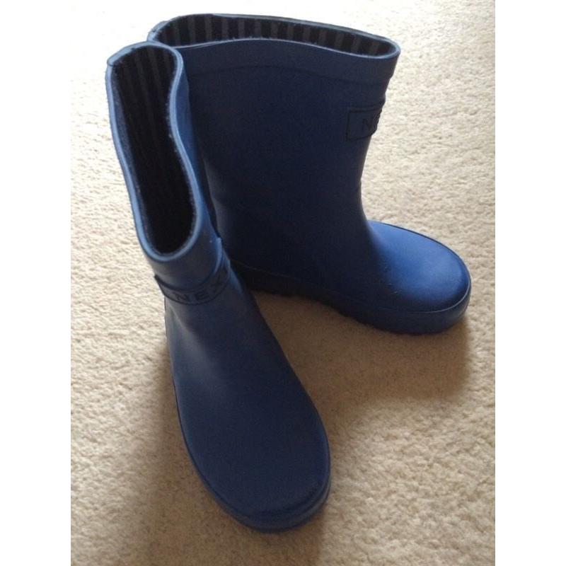 Boys Blue Wellies - size 7