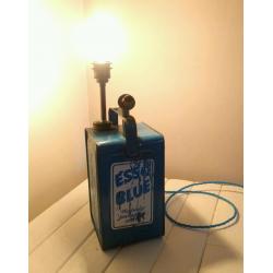 Vintage Upcycled 60's Fuel Can Table Lamp Steampunk Style