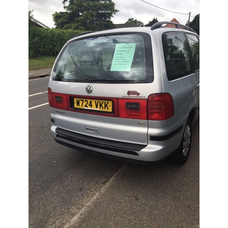 VW sharan 1.9 TDI SE