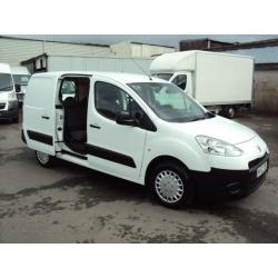 2012 PEUGEOT PARTNER 1.6HDi 92ps WHITE DIESEL CREW VAN