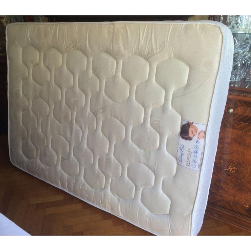 Used double bed mattress in excellent condition – 4' × 6'