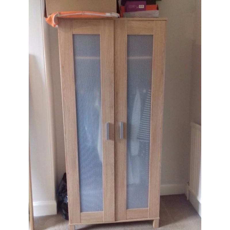 Austmarka IKEA wardrobe oak effect for sale.