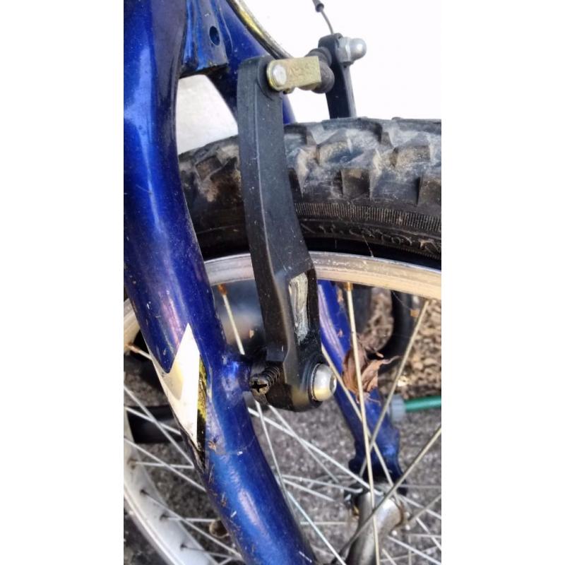 Blue kids Universal Mountain Bike with 20 inch wheels