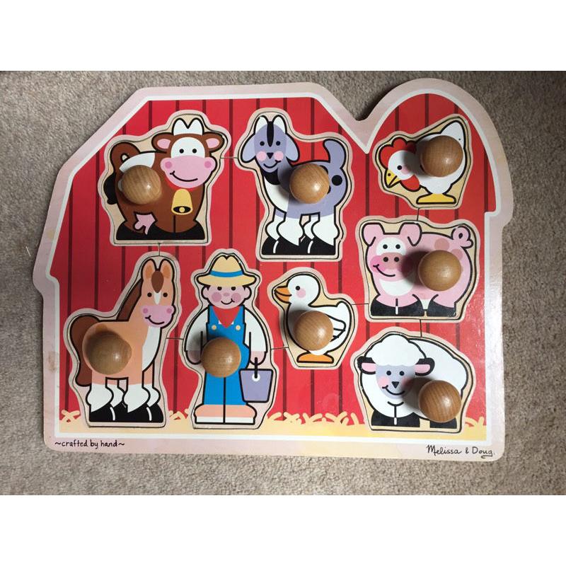 Melissa and Doug chunky wooden jigsaw