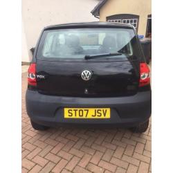 VW Fox 1.2 3 door black - Low miles, FSH & Long MOT