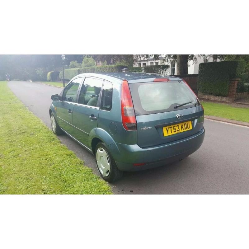 FORD FIESTA FINESSE 1.4 TDCI, 53 PLATE, 5 DOOR. 89,644 MILES FROM NEW. MOT AUGUST 2017.