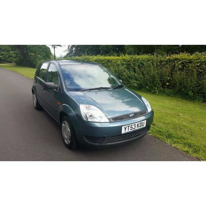 FORD FIESTA FINESSE 1.4 TDCI, 53 PLATE, 5 DOOR. 89,644 MILES FROM NEW. MOT AUGUST 2017.