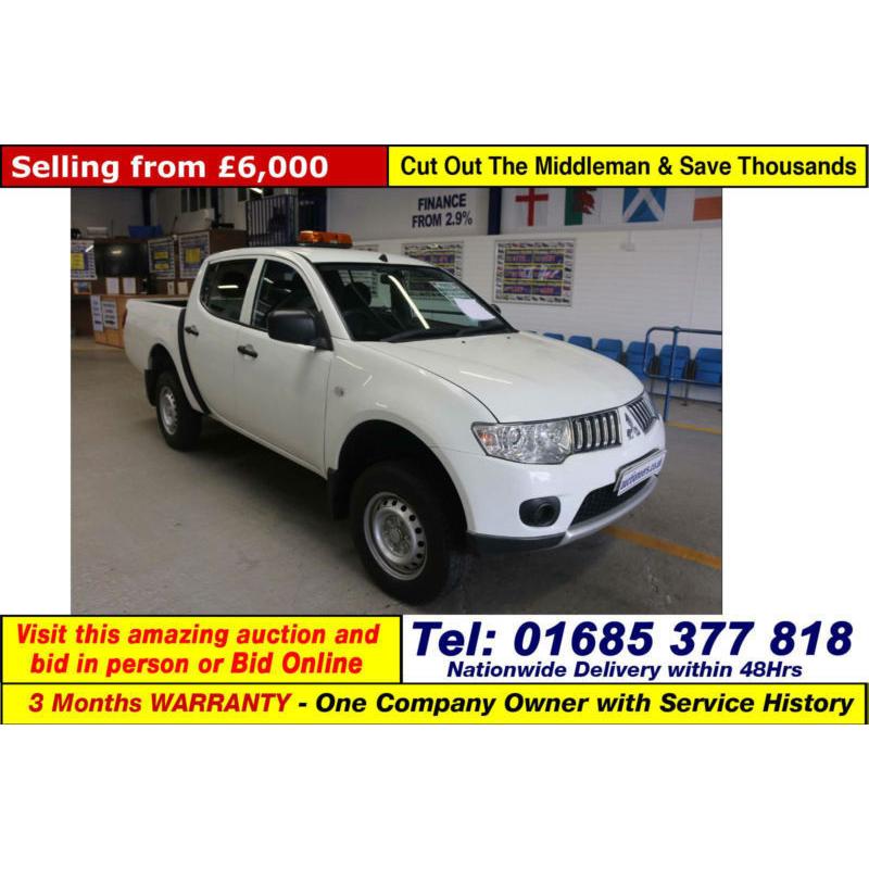 2011 - 11 - MITSUBISHI L200 4WORK 2.5DI-D 4X4 DOUBLE CAB PICK UP (GUIDE PRICE)