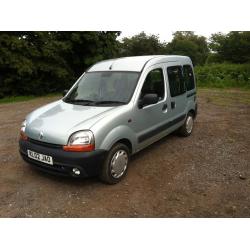 Wheelchair-Accessible Renault Kangoo, 12 Months MOT, Only 38k Miles