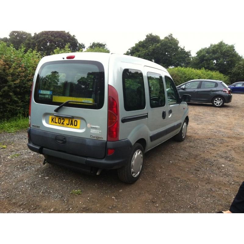 Wheelchair-Accessible Renault Kangoo, 12 Months MOT, Only 38k Miles