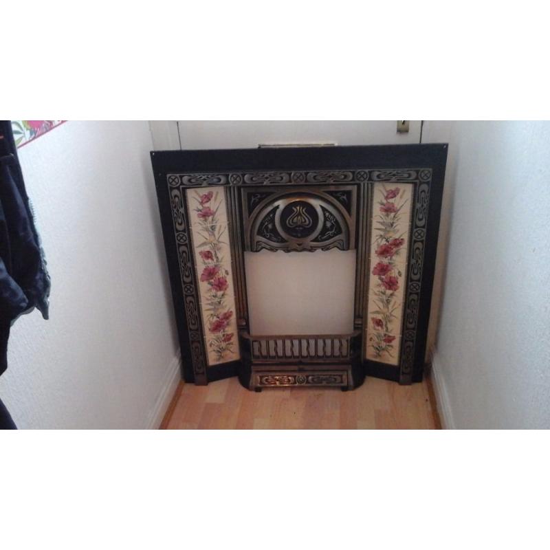 Cast iron /brass fire surround