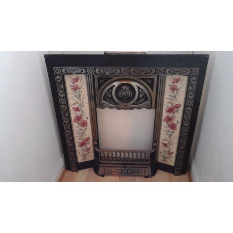 Cast iron /brass fire surround