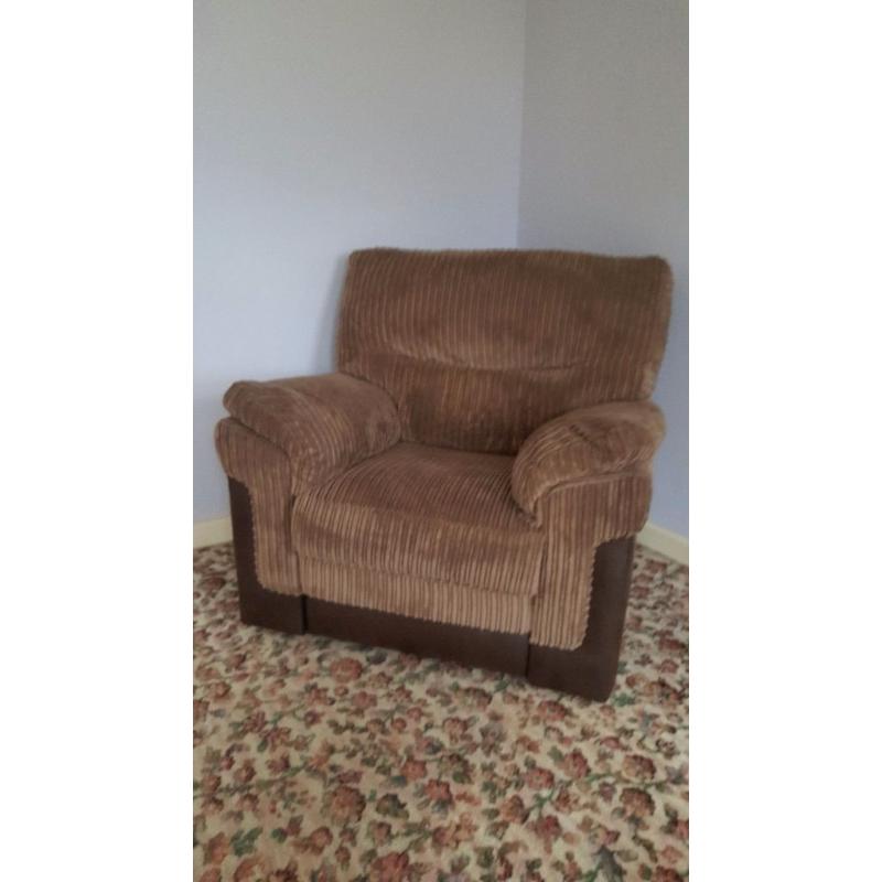 3 seater sofa and chair