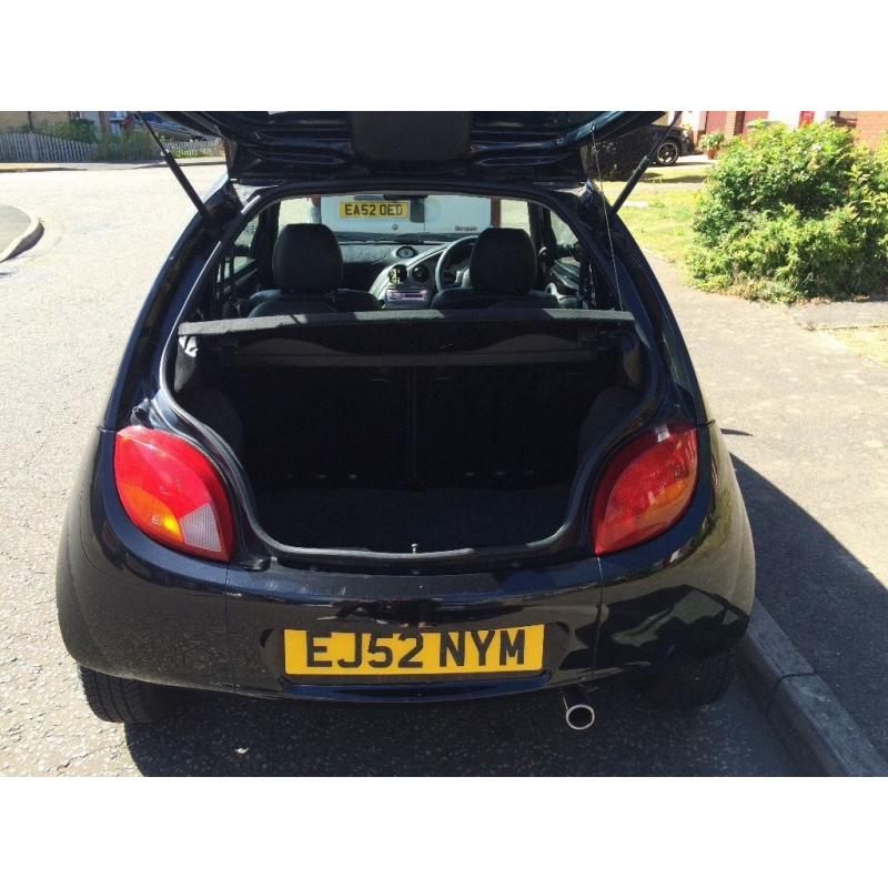 FORD KA 1.3 LUXURY BLACK 52 PLATE