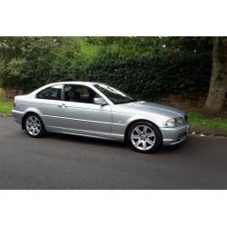 BMW 330 CI SE 2001, ONLY 71,943 MILES, TWO PREVIOUS OWNERS. STUNNING EXAMPLE IN TITANIUM SILVER.