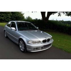 BMW 330 CI SE 2001, ONLY 71,943 MILES, TWO PREVIOUS OWNERS. STUNNING EXAMPLE IN TITANIUM SILVER.