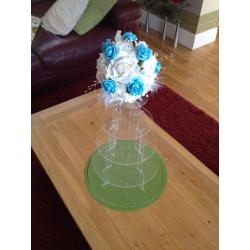 5 Tier cup cake display stand .