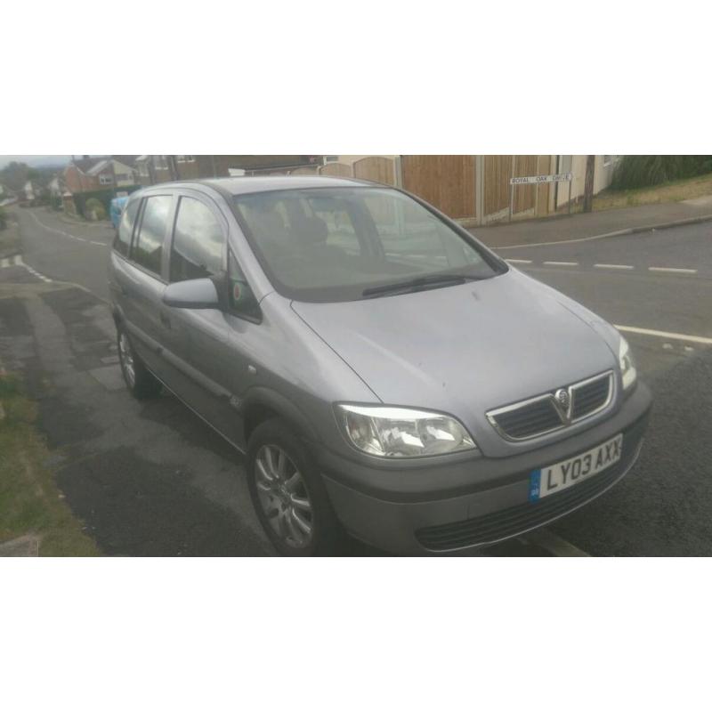 2003 Vauxhall zafira 7 seater swap or sell