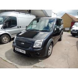 FORD TRANSIT CONNECT 90 T200 TREND 62 PLATE 2012 BLACK 1 OWNER FULL SERVICE HISTORY