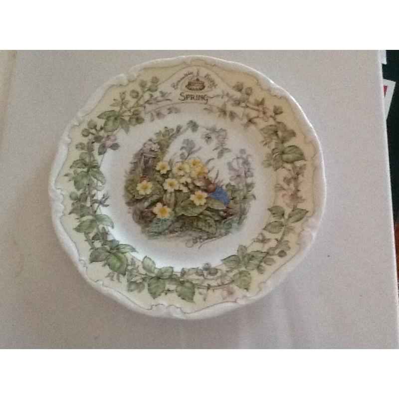 Royal Doulton Brambly Hedge plate.