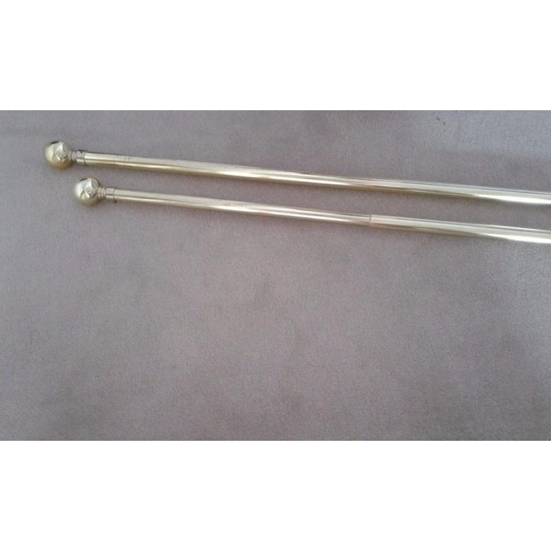 BRASS CURTAIN POLES